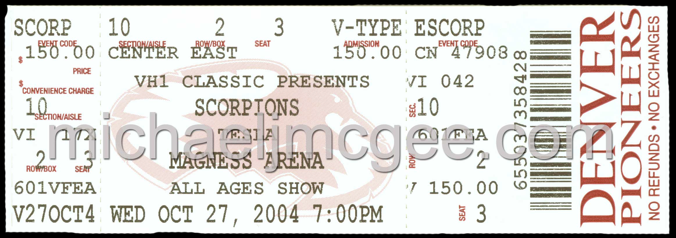 The Scorpions 1994 Face the Heat Tour