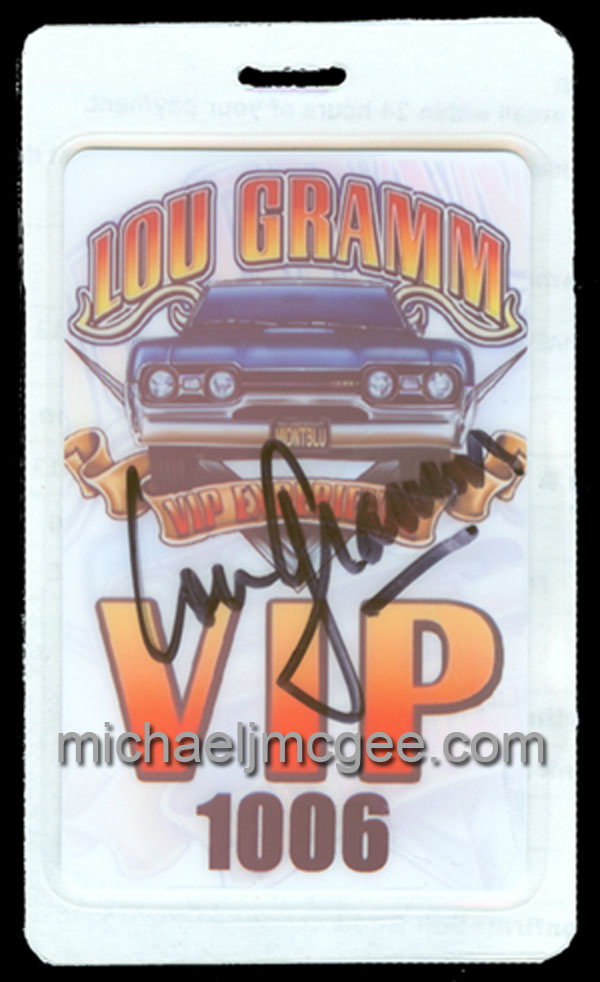 Lou Gramm / michaeljmcgee.com
