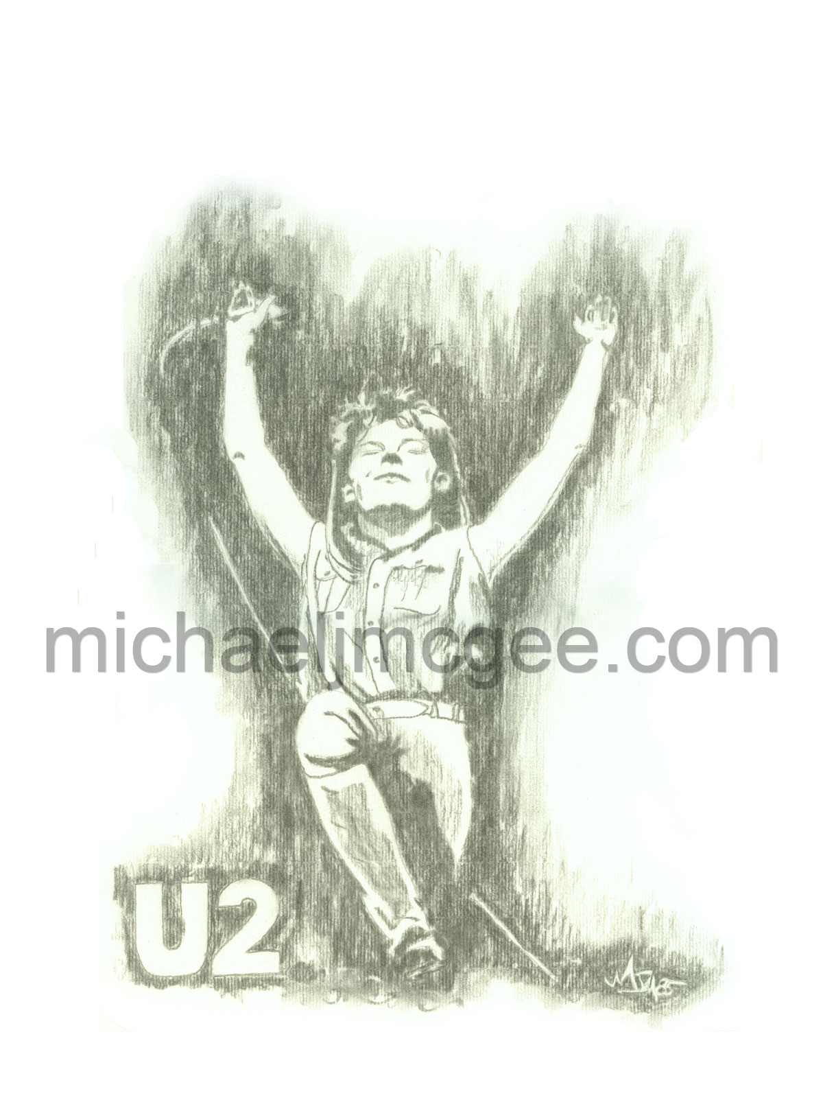 U2-Bono / MJM Artworks / michaeljmcgee.com