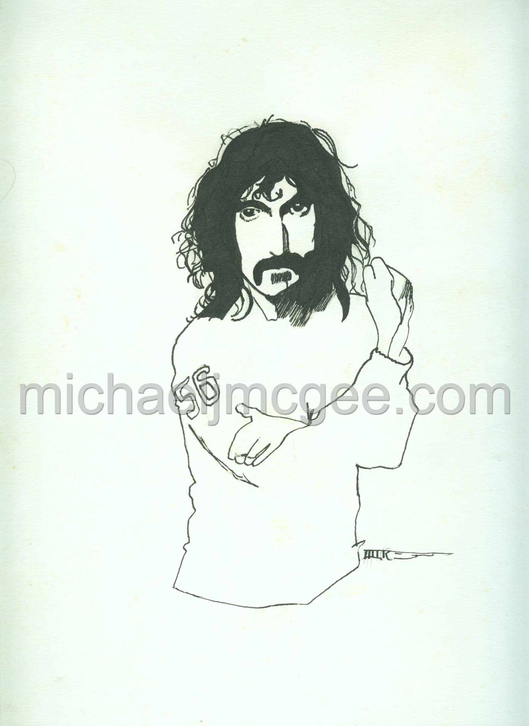 Frank Zappa / MJM Artworks / michaeljmcgee.com