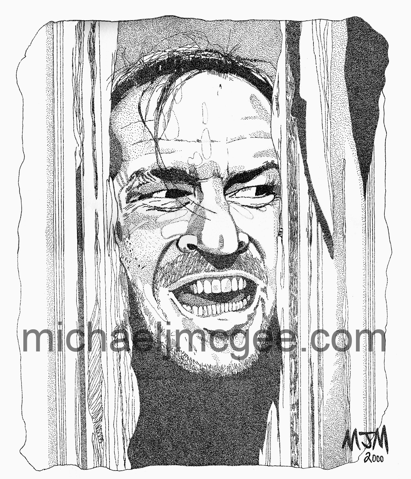 Jack Nicholson / MJM Artworks / michaeljmcgee.com