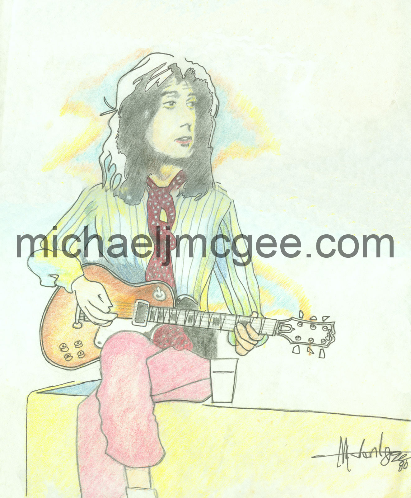 Jimmy Page / MJM Artworks / michaeljmcgee.com