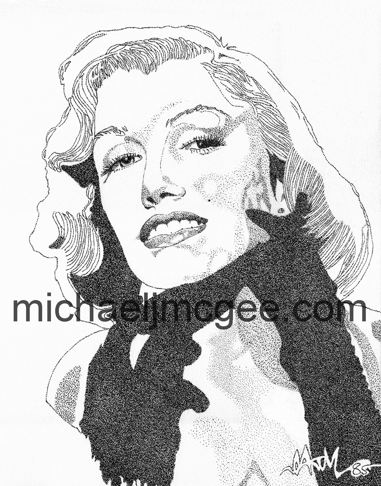 Marilyn Monroe / MJM Artworks / michaeljmcgee.com