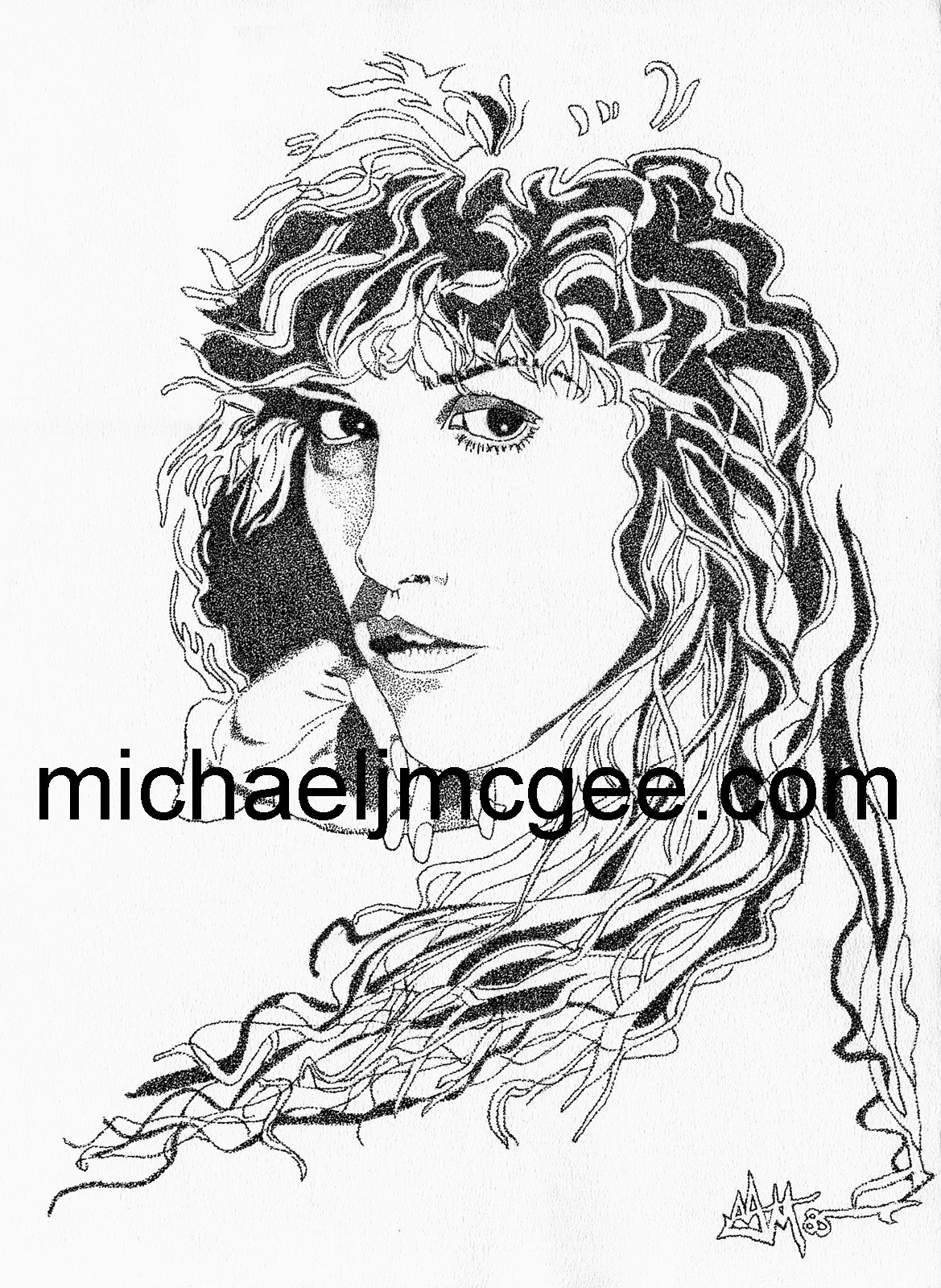 Stevie Nicks / MJM Artworks / michaeljmcgee.com