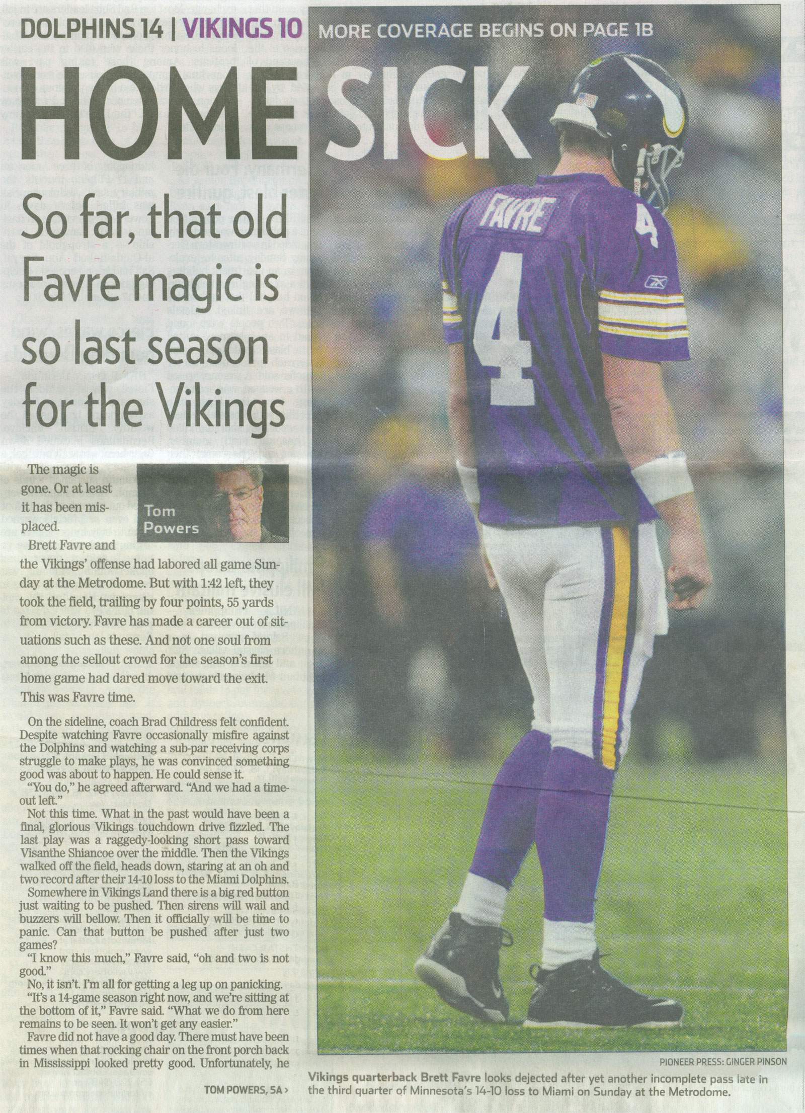 Former Minnesota Vikings WR BERNARD BERRIAN Talks Brett Favre