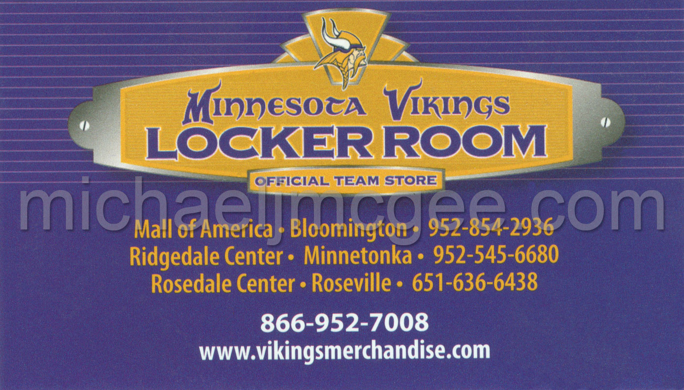 michaeljmcgee.com's Vikings stuff / michaeljmcgee.com