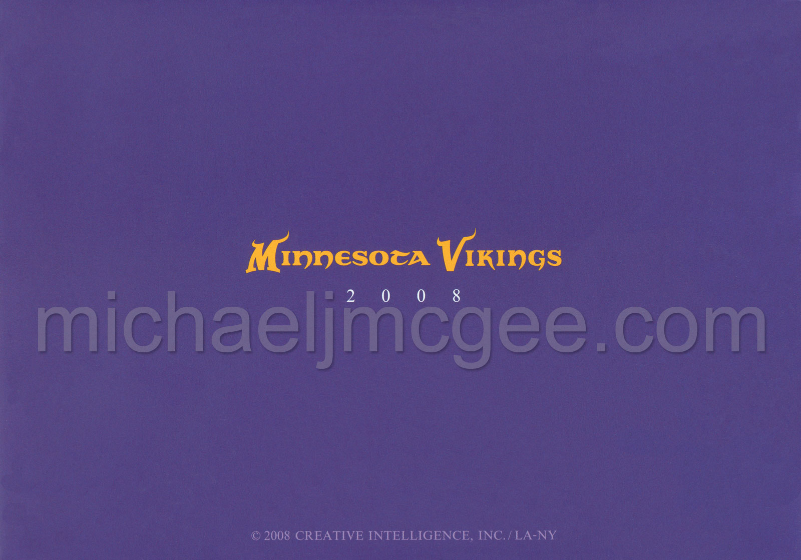 michaeljmcgee.com's Vikings stuff / michaeljmcgee.com